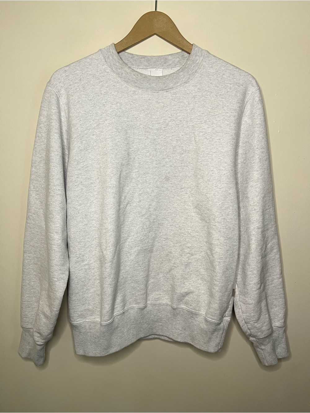 JJJJound Standard Issue Gray Pullover Sweatshirt Size S *FLAWS*